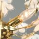 Vintage Italian Murano Glass Flower Chandelier