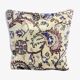 Coussin en tapis vintage fait main