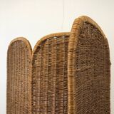 Vintage wicker screen