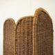 Vintage wicker screen