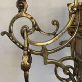 Chandelier en bronze doré xixème