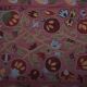 Vintage hand-embroidered tribal tapestry 53x186 cm