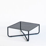 Vintage iron coffee table "Jarpen" by Niels Gammelgaard for Ikea, 1983