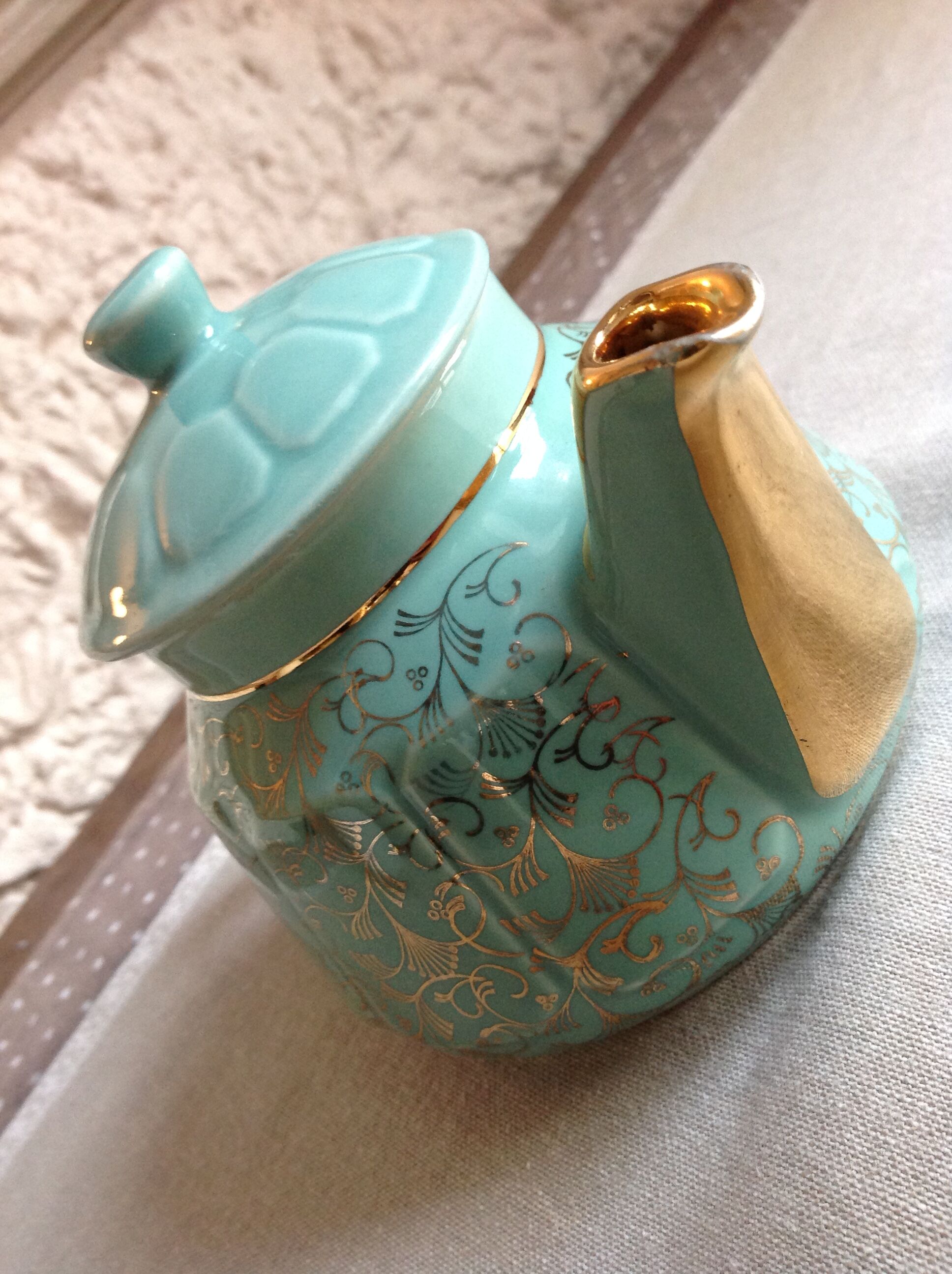 Theiere peppermint two cups / vintage