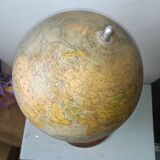 Terrestrial globe Forest Girard and barrere early 20th century