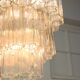 Large Mid-century Italian Glass Cascade Chandelier
