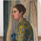 Portrait of a woman signed Henry Portal