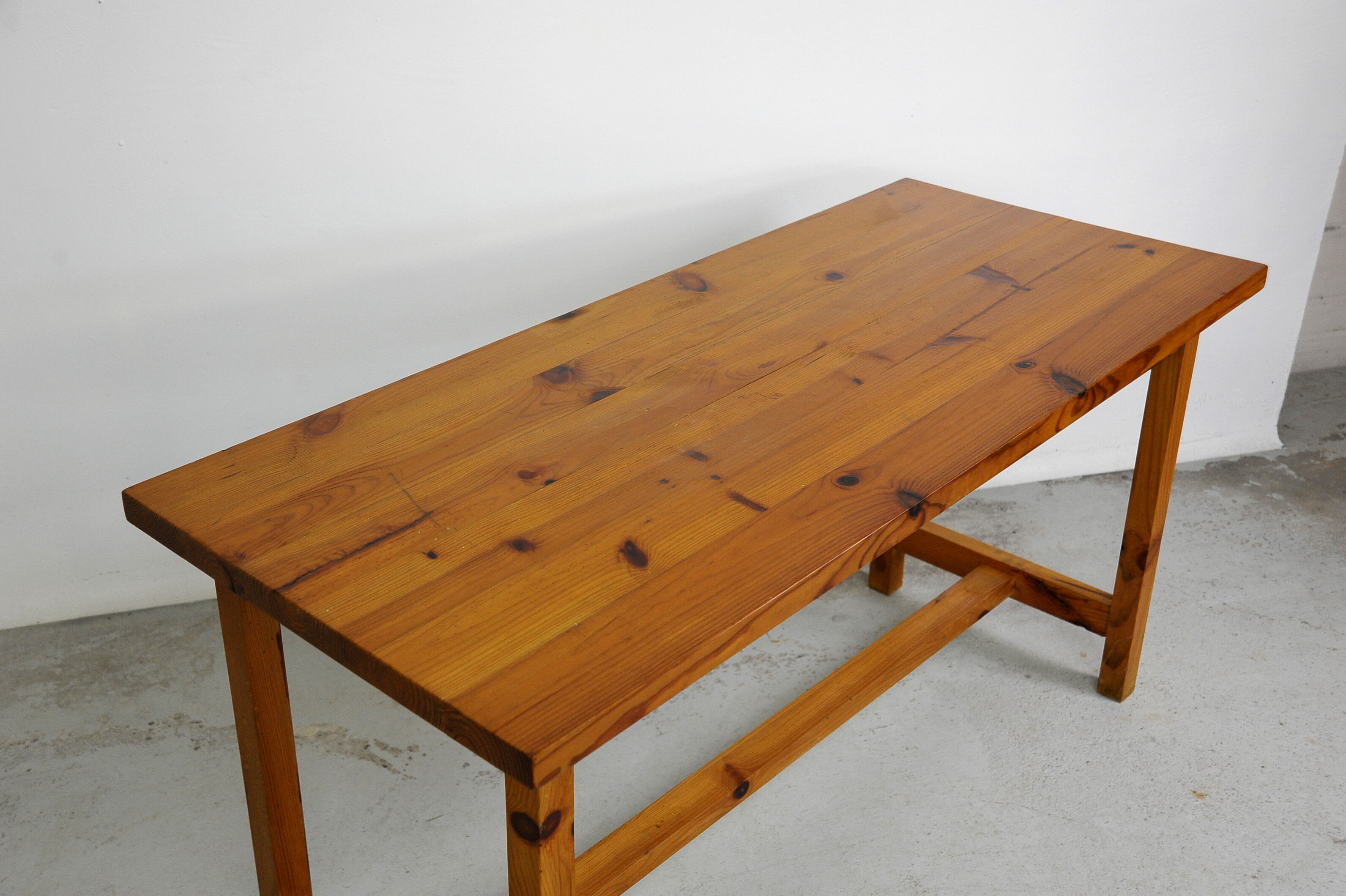 Solid pine table 1970s