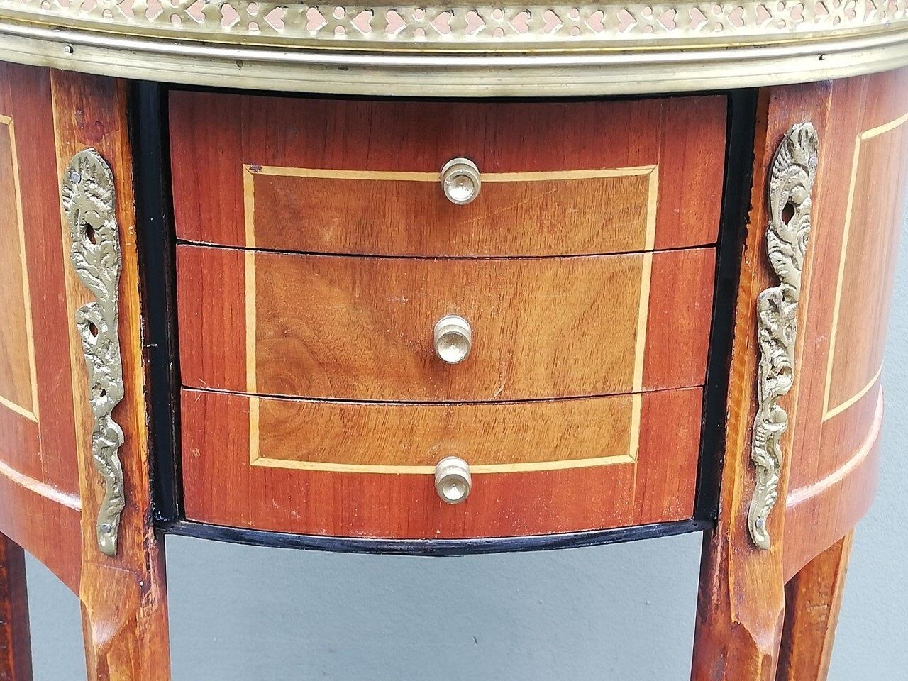 Neoclassical bedside table