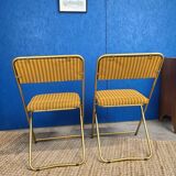 Vintage folding chair lafuma circa 1970
