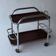 Modernist rolling dessert bar from the 1930s by Robert Mallet-Stevens.