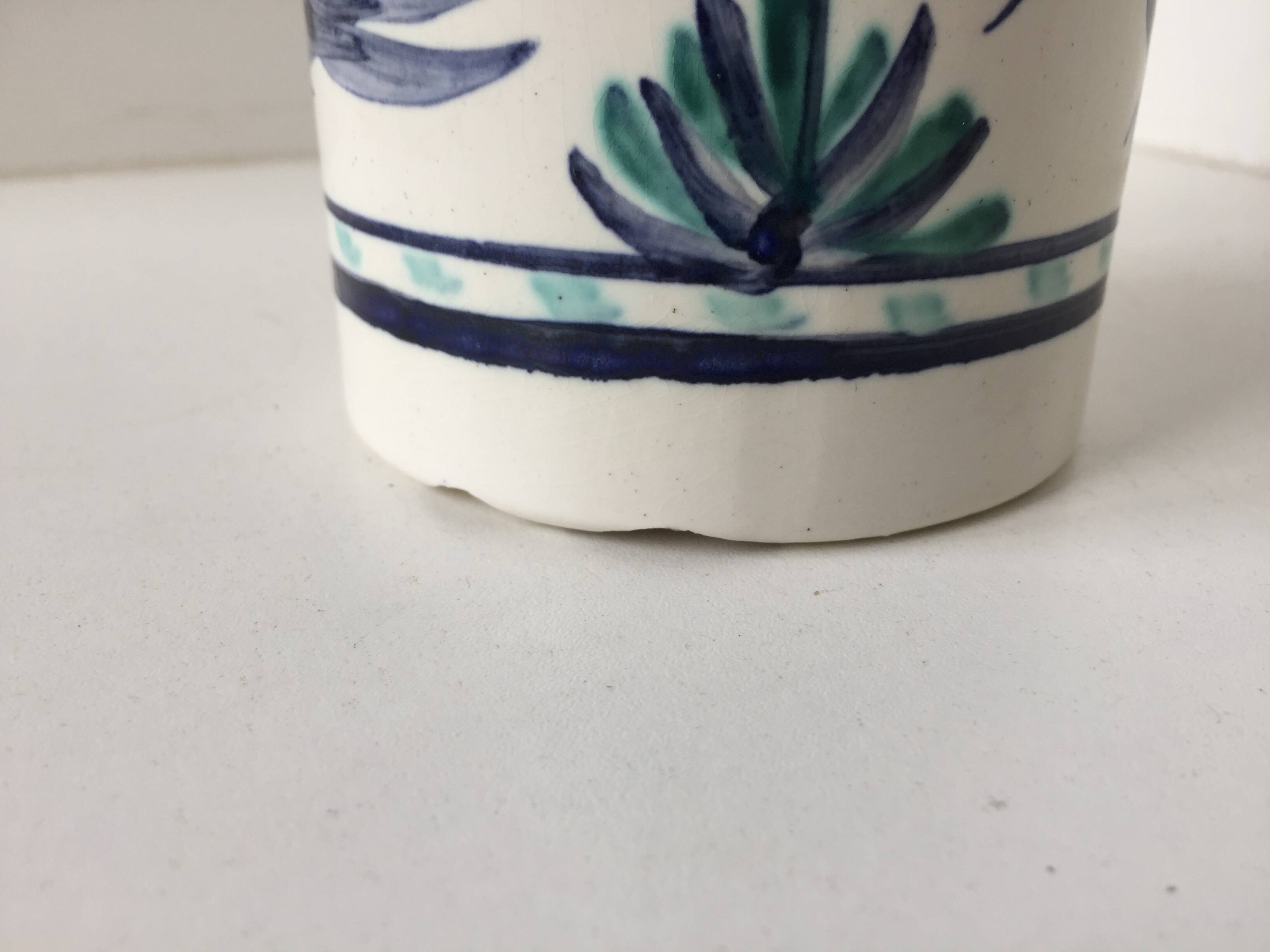 Vase by Alain Piclet in Quimper