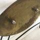 Large sculptural wall relief in wrought iron & brass , GDR / Germany 1950s