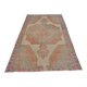 Orange & Beige Wool Handmade Rug sku 2607