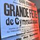 Affiche "Grande Fête de Gymnastique" - Saint-Pierre-d'Aurillac - 1933