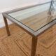 Chrome and glass coffee table from the 70s.