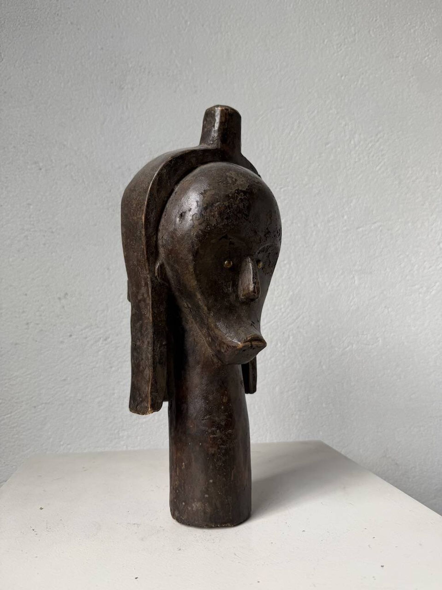 Tête de reliquaire africaine Fang