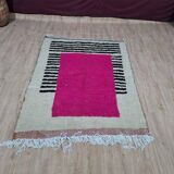 Traditional handmade colorful wool rug size 150 x 250 cm
