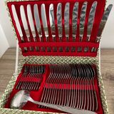 Household box 49 pcs in stainless steel with old E stainless steel D hallmarks