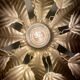 Vintage wall light in gold metal