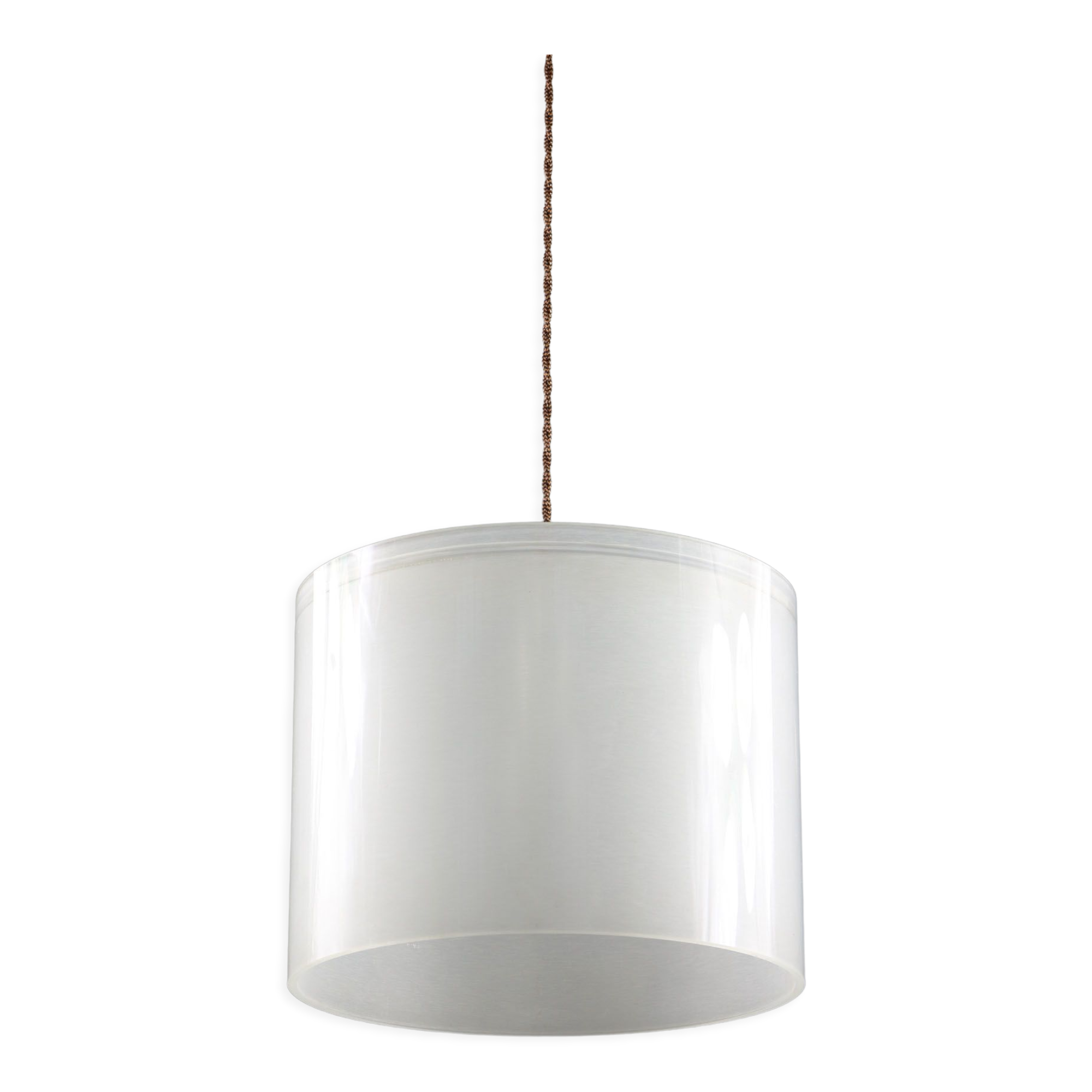 Italian vintage plexiglass pendant lamp, 80s