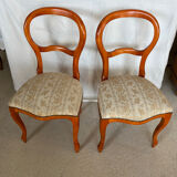 2 upholstered hot air balloon chairs