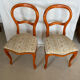 2 upholstered hot air balloon chairs