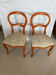 2 chaises montgolfière tapissées