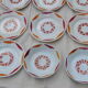 Series of 20 modernist plates Faïencerie de Castres