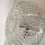 Wall light ceiling light porthole round glass minimalist 1970