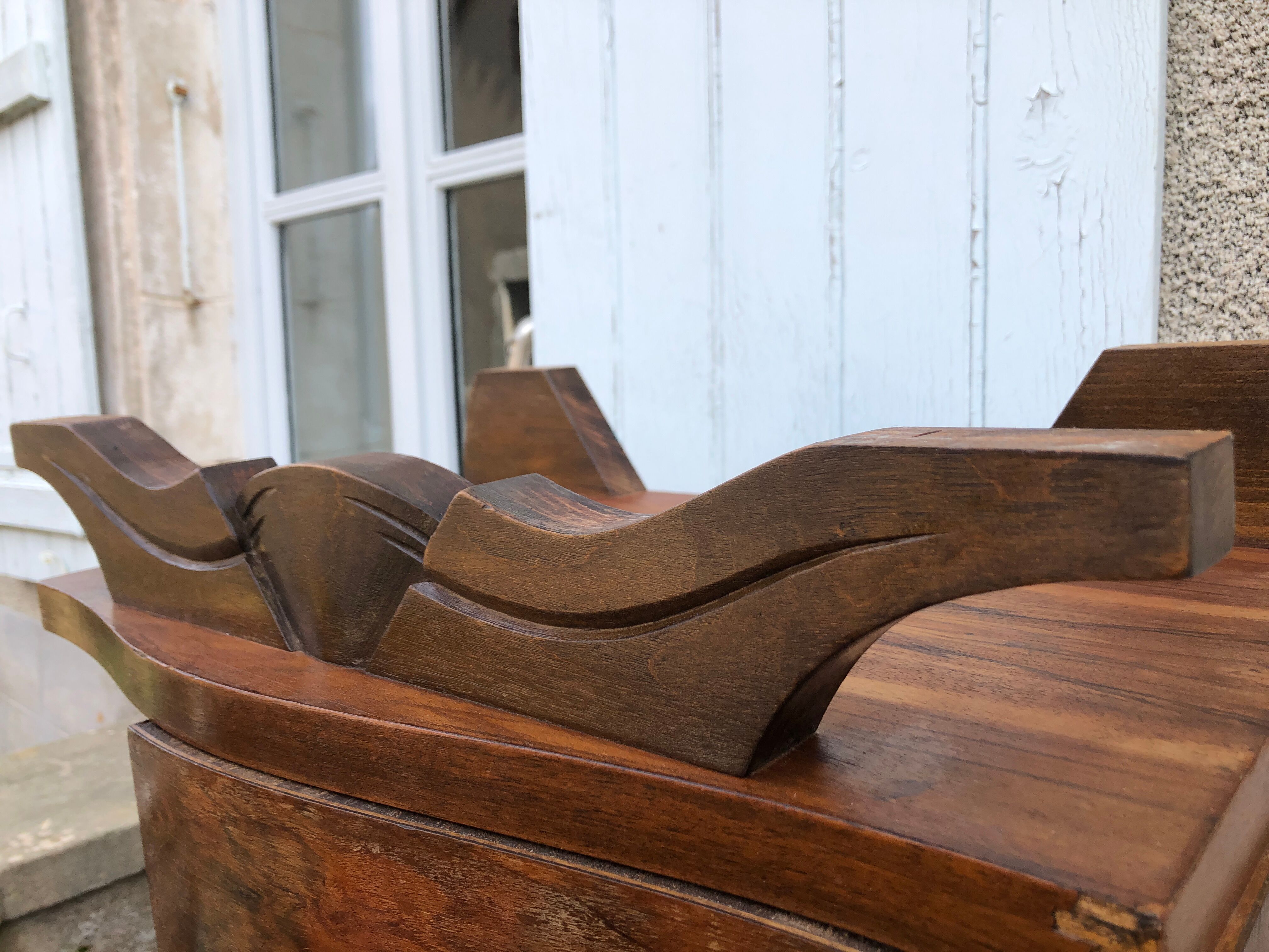 Pair of Art Deco bedside furniture