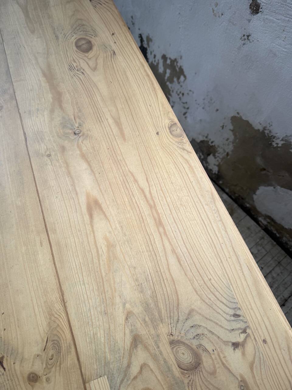 Blonde walnut desk and pine top 1900