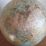 J.Forest illuminated terrestrial globe mid 20th century