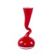 Red vase, Swing Vase, Danish design, manufactured by Normann Copenhagen