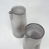 Mid-Century Modern Pair of Ceramic Pitchers by Alessio Tasca, 1970s, Italy
