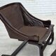 1970s, Swedish design by Åke Fribytter, armchair, furniture leather.