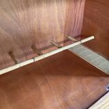 Vintage rattan bar buffet