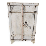 Ancien chevet - cabinet tribal en teck birman