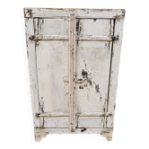 Antique bedside table - tribal cabinet in Burmese teak