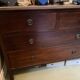 Solid mahogany chest of drawers with 4 drawers