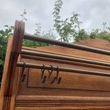 Art Deco oak cloakroom