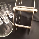 Caviar and vodka service