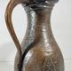 Persian Hammam Jug Vase in Silvered Copper / 19th Persian Empire / Chiseled Qajar
