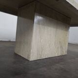 Italian coffee table in travertine
