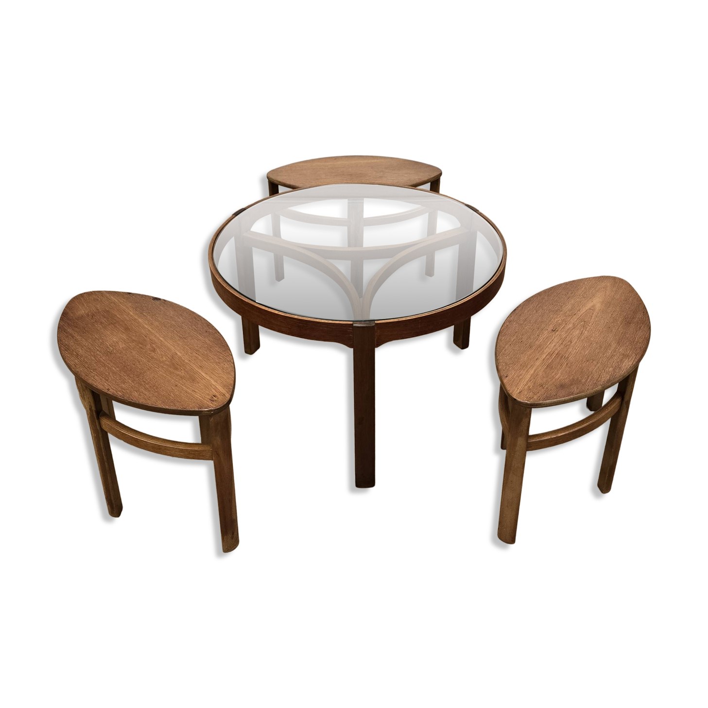 Trinity round coffee table by Nathan