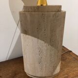 1970s travertine lamp