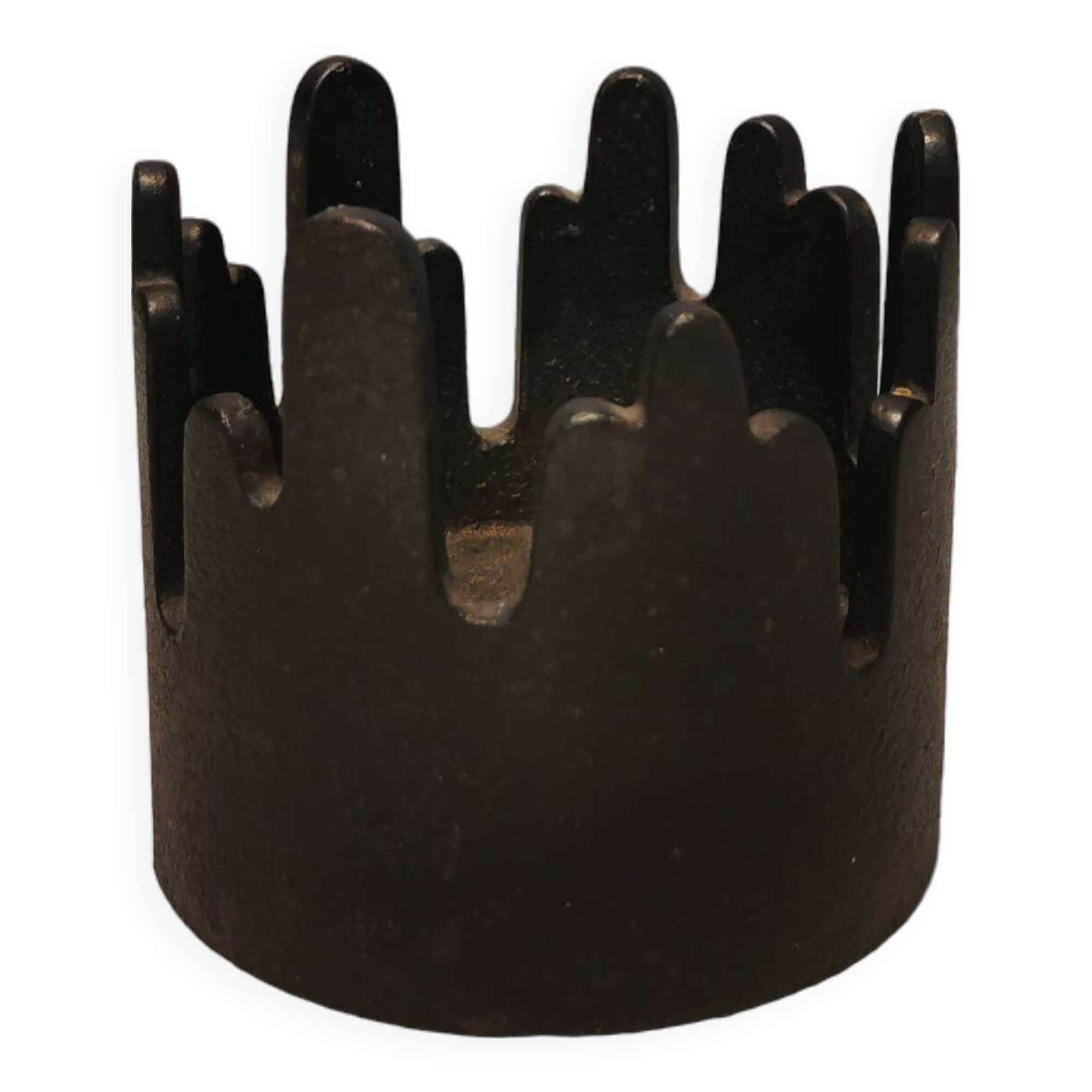 Candleholder made of cast iron, called Summit, Denmark 1970s