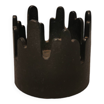 Candleholder made of cast iron, called Summit, Denmark 1970s