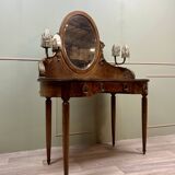 Coiffeuse En Placage De Loupe Estampillée Georges Guerin Faubourg St Antoine Paris