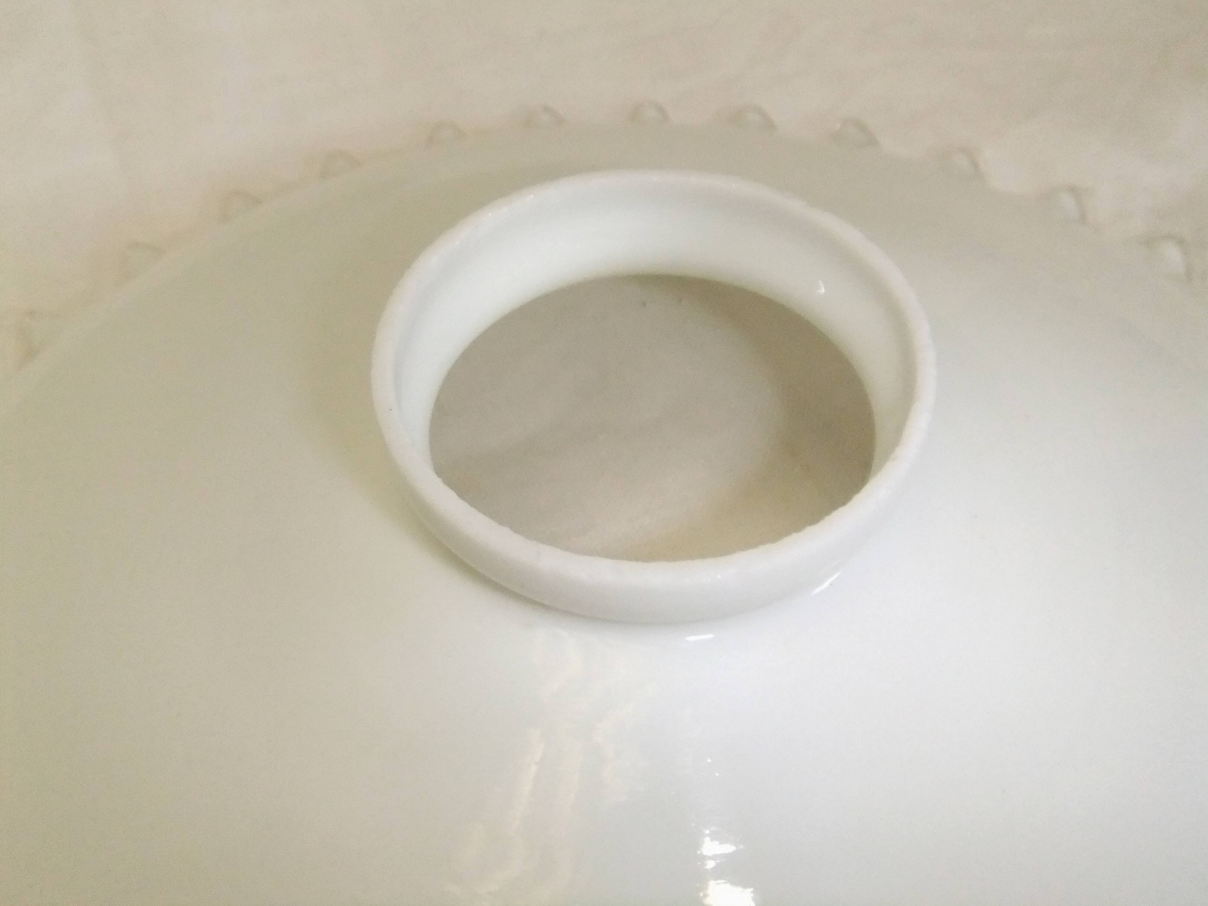 Opaline mount drop speckled lace lampshade pendant chandelier lamp tu